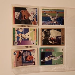 Derek Bell 6 baseball cards